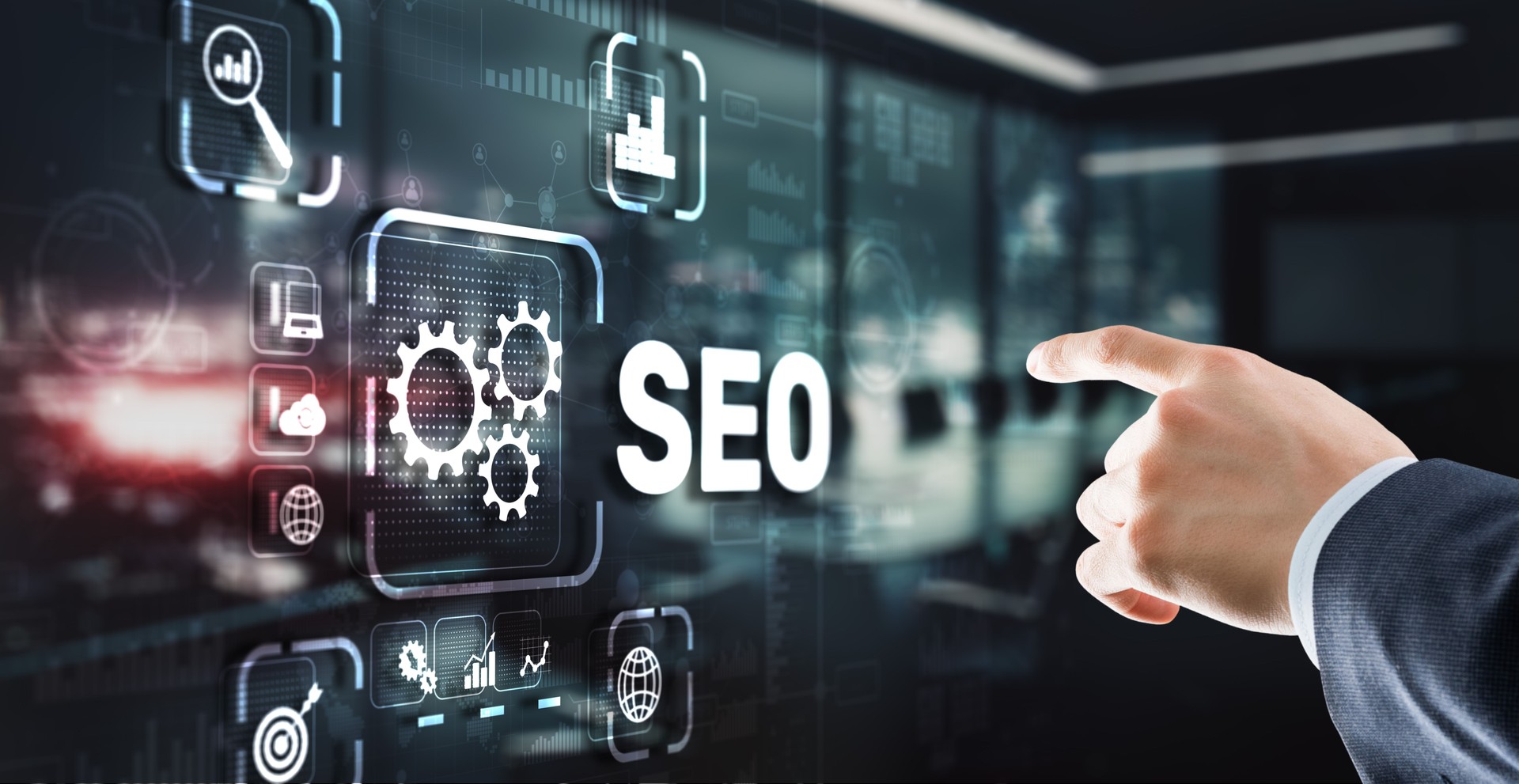 Search Engine Optimization SEO. Business technology concept